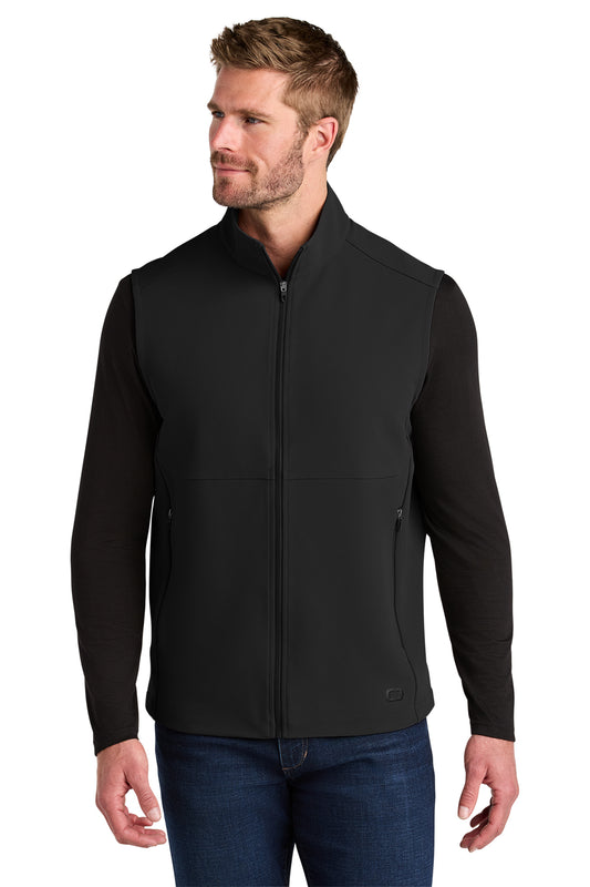 OGIO Kinetic Soft Shell Vest in Blacktop, style OG741