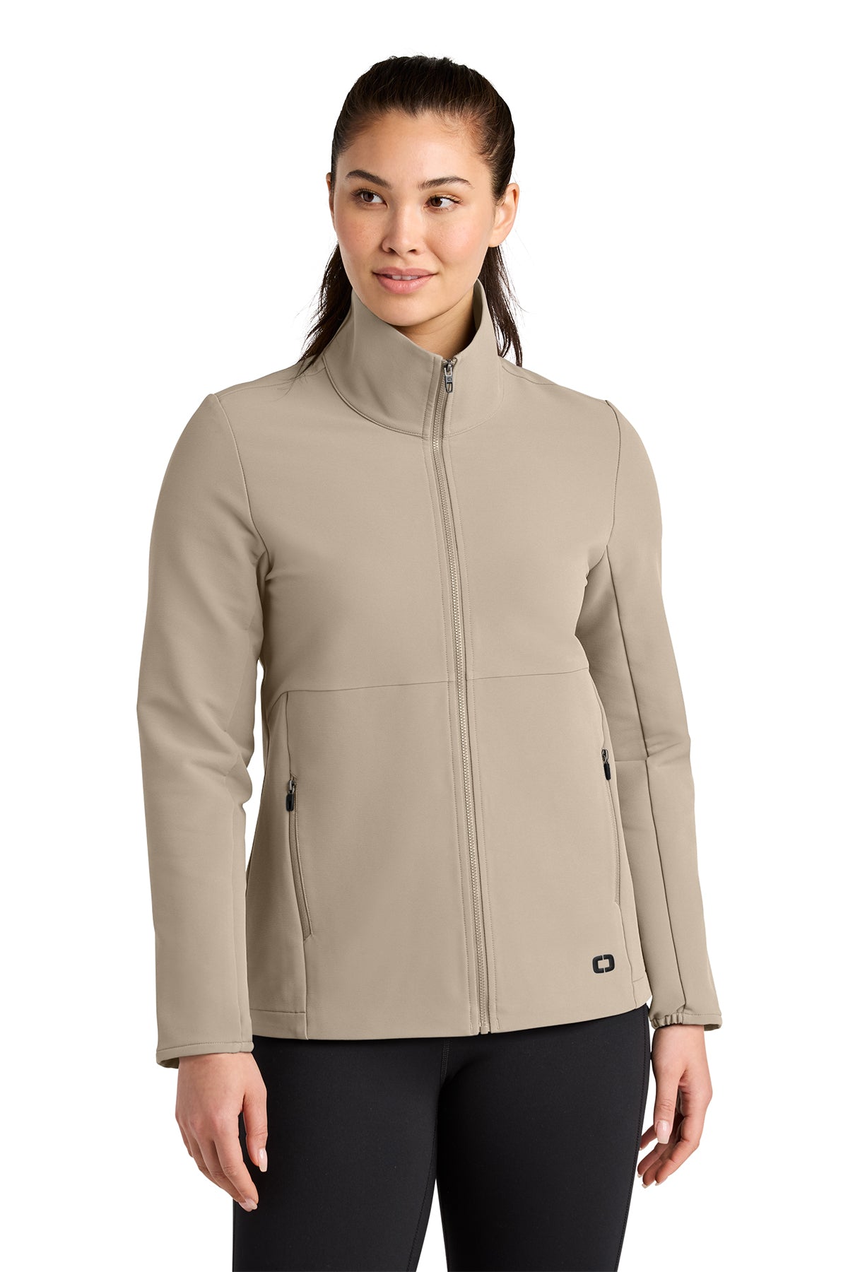 OGIO Women’s Kinetic Soft Shell in Sahara, style LOG740