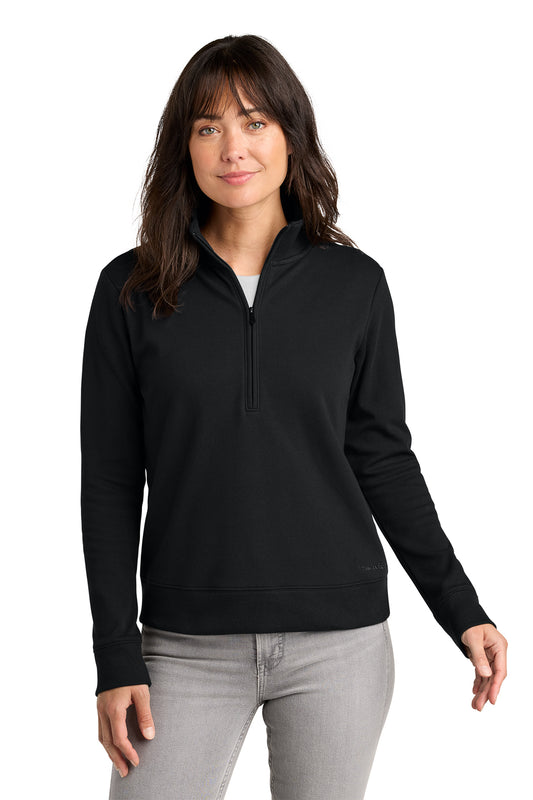 TravisMathew Women’s Ocean Villa 1/4-Zip in Black, style TMA41428