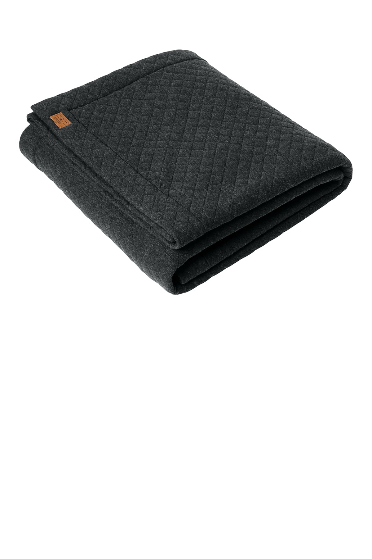 TravisMathew Diamond Quilt Blanket in Dark Grey Heather, style TMA41481