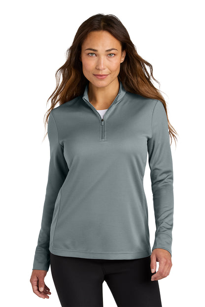 Nike Women’s Essential 1/2-Zip Cover-Up in Cool Grey, style NKHM7969