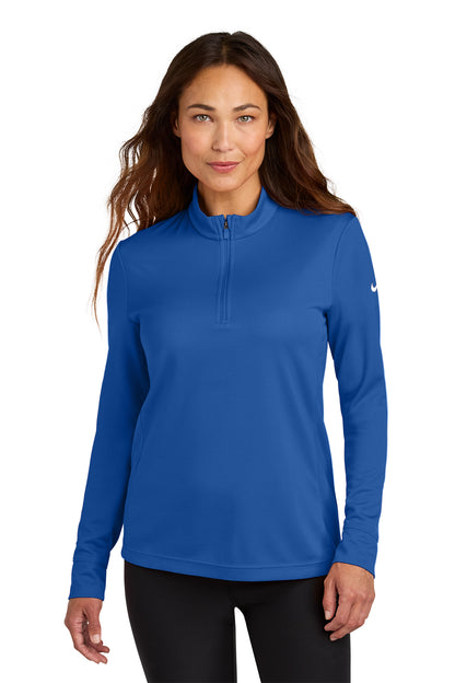 Nike Women’s Essential 1/2-Zip Cover-Up in Game Royal, style NKHM7969