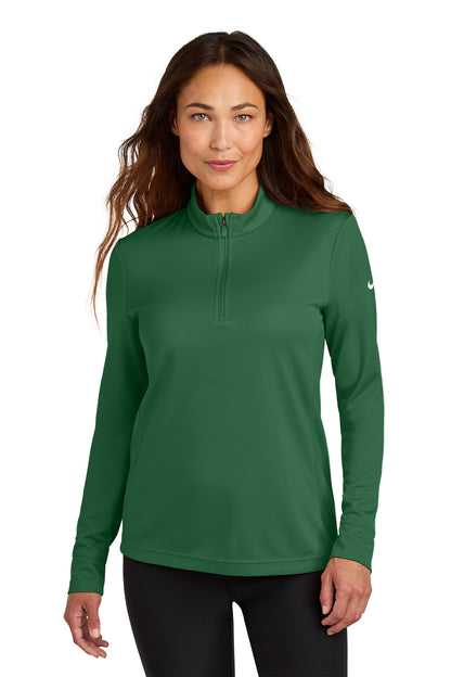Nike Women’s Essential 1/2-Zip Cover-Up in Gorge Green, style NKHM7969