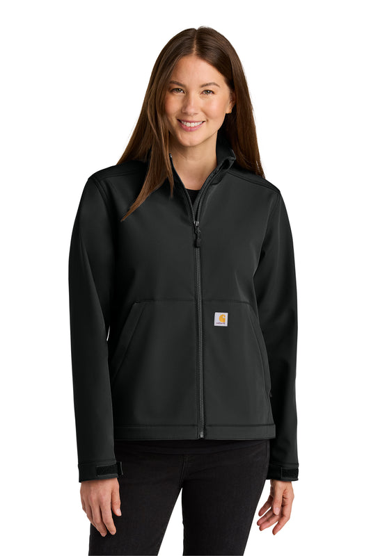 Carhartt® Women’s Rain Defender Soft Shell Jacket in Black, style CT107115