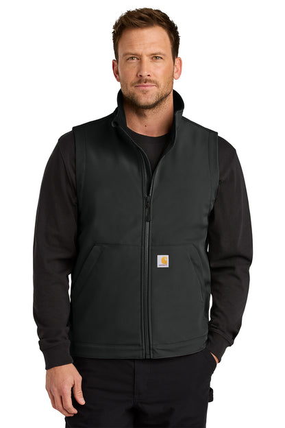 Carhartt® Rain Defender Soft Shell Vest in Black, style CT106439