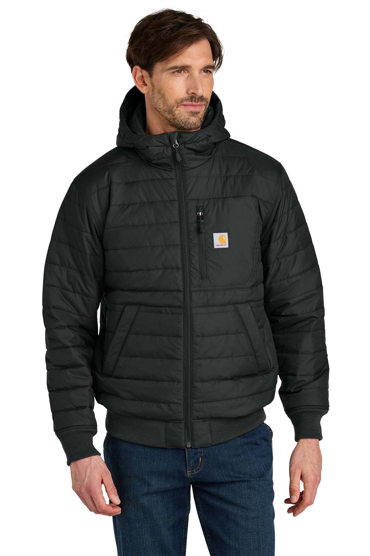 Carhartt® Gilliam Insulated Hooded Jacket in Black, style CT106543