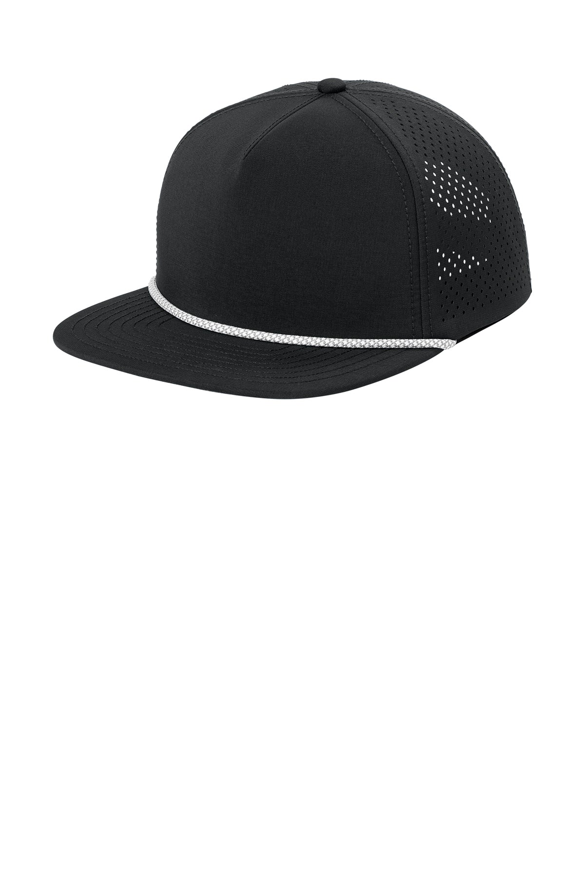 OGIO 5-Panel Rope Performance Cap in Blacktop, style OG607