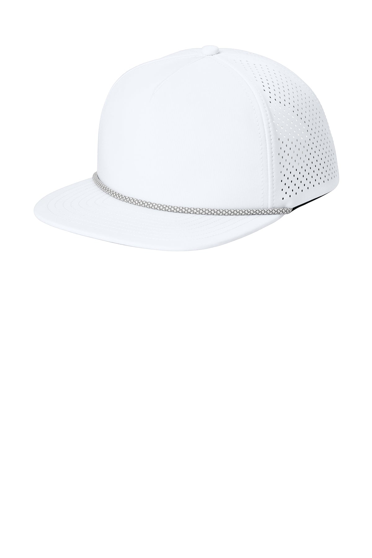 OGIO 5-Panel Rope Performance Cap in White, style OG607