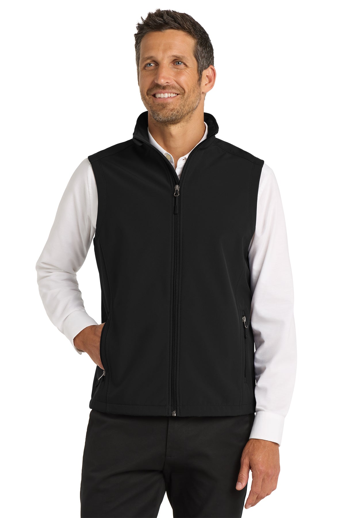 Port Authority J325 Core Soft Shell Vest in Black
