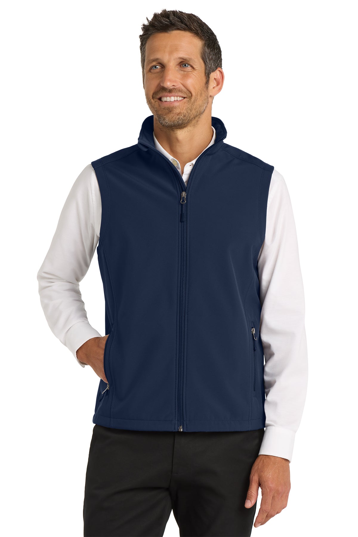 Port Authority J325 Core Soft Shell Vest in Dress Blue Navy