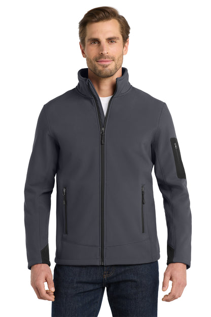 Eddie Bauer Rugged Ripstop Soft Shell Jacket in Grey Steel, style EB534
