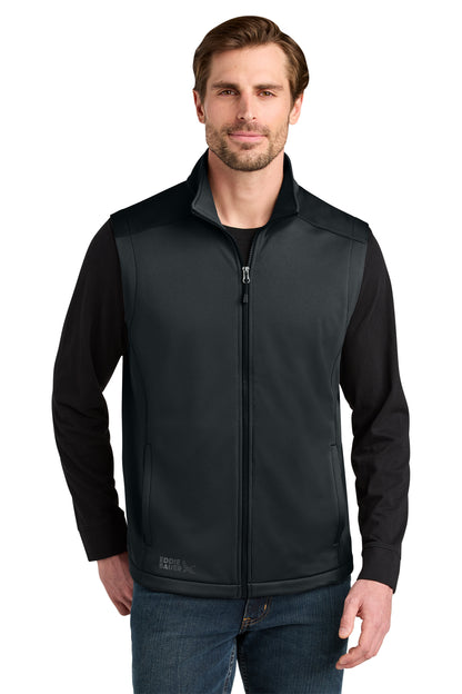 Eddie Bauer Smooth Mid Layer Fleece Vest in Black, style EB2560