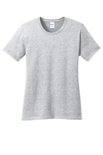 Port & Company Women's Core Cotton Tee LPC54 in Ash