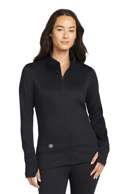 OGIO Women's Fulcrum Full-Zip in Blacktop, style LOE700