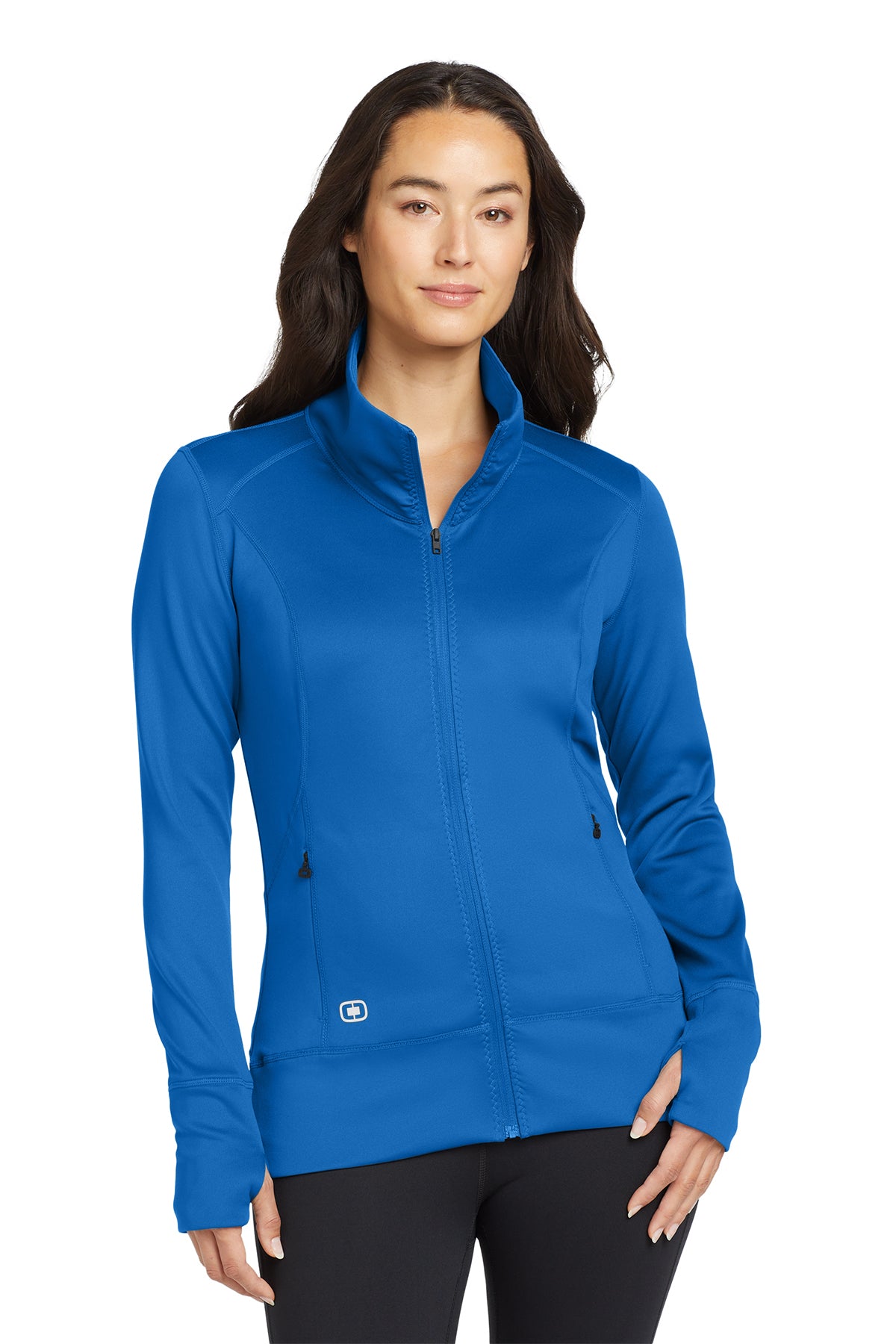OGIO Women's Fulcrum Full-Zip in Electric Blue, style LOE700