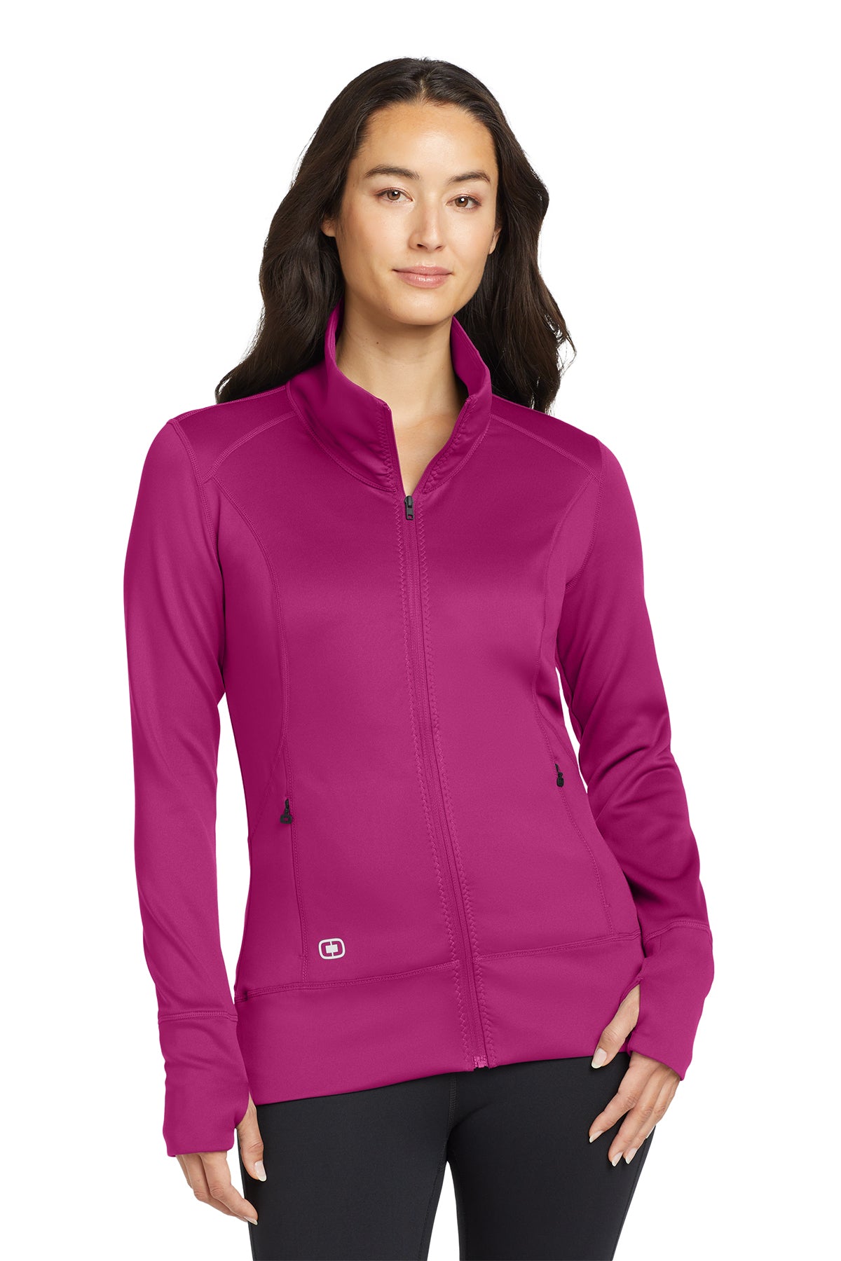 OGIO Women's Fulcrum Full-Zip in Flush Pink, style LOE700
