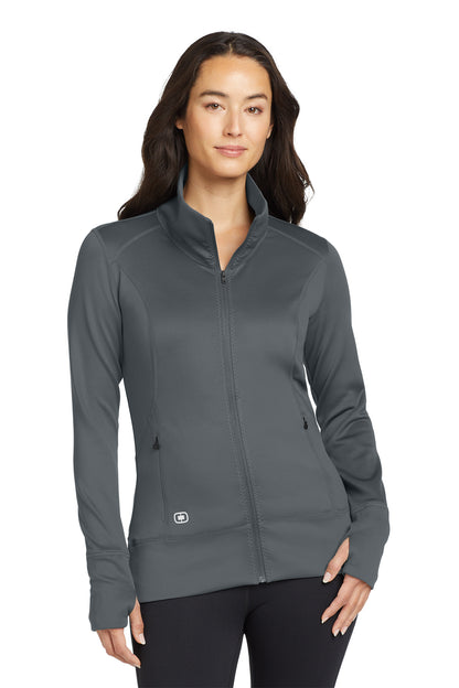 OGIO Women's Fulcrum Full-Zip in Gear Grey, style LOE700