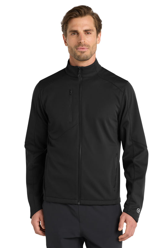 OGIO Crux Soft Shell in Blacktop, style OE720