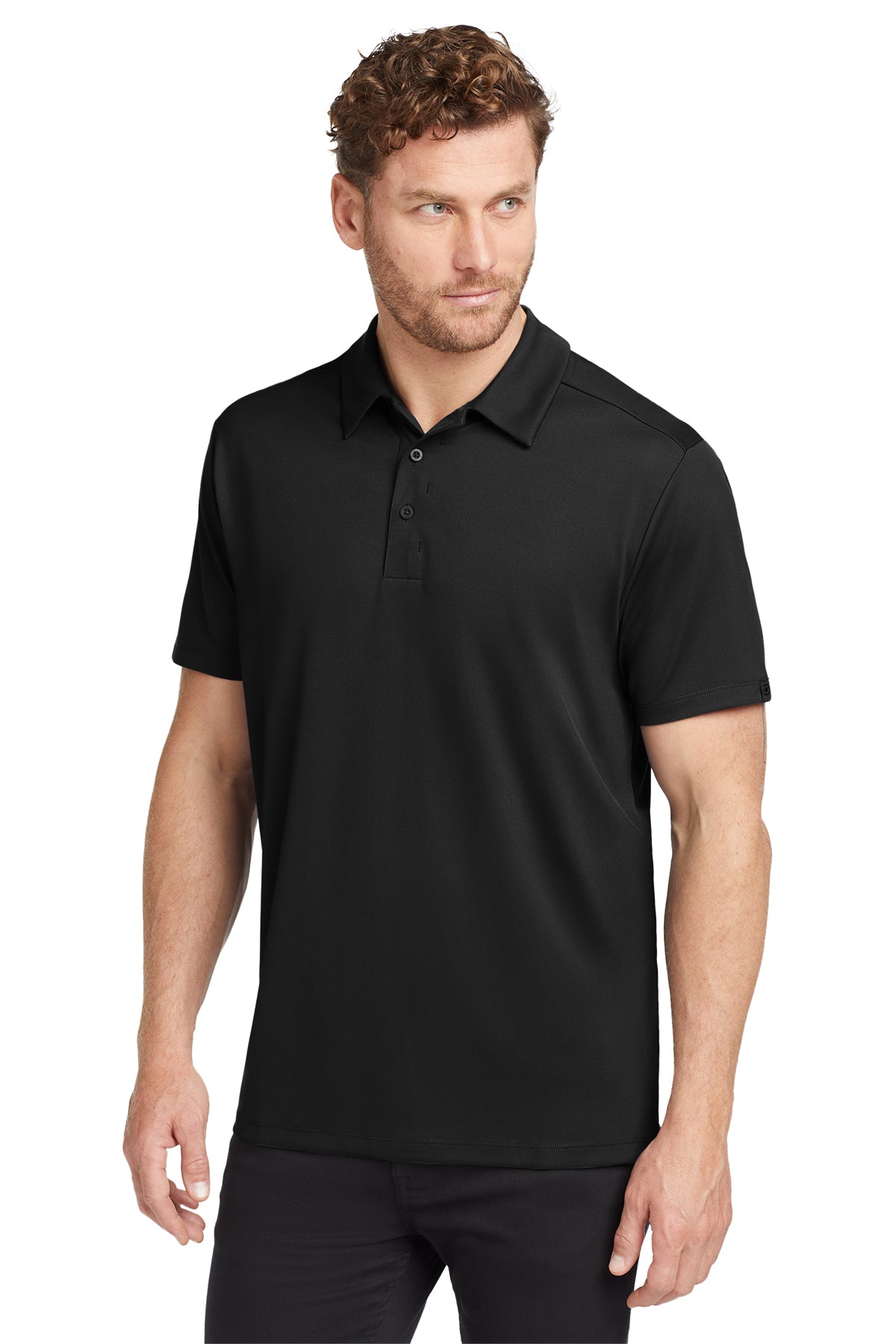 OGIO Framework Polo in Blacktop, style OG125