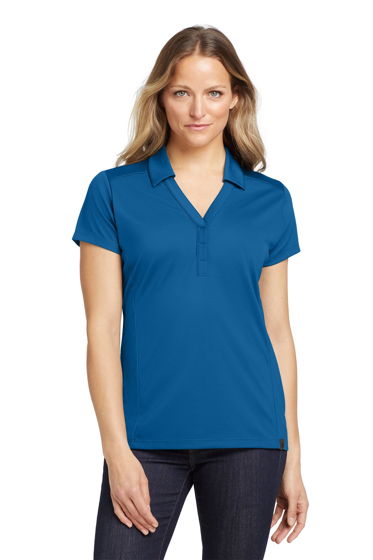 OGIO Women's Framework Polo in Bolt Blue, style LOG125