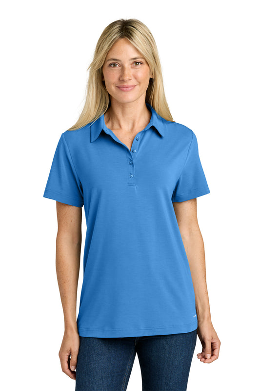 The North Face Women’s Canyon Crest Polo in Marina Blue, style NF0A8GE1