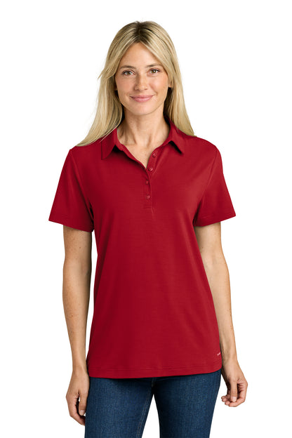 The North Face Women’s Canyon Crest Polo in TNF Red, style NF0A8GE1