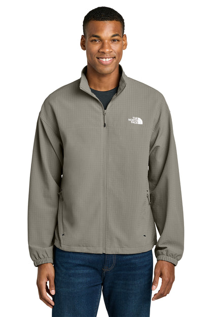 The North Face Mountain Horizon Jacket in Stone Slab Grey, style NF0A8GE2