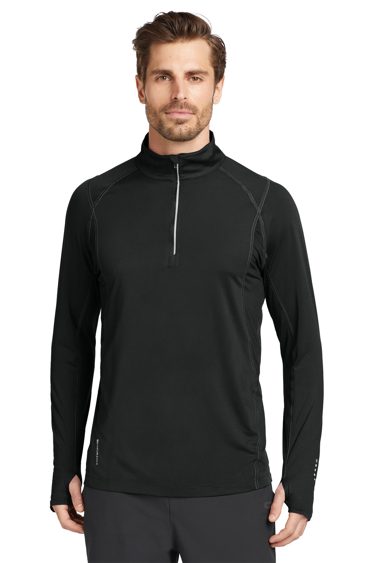 OGIO Nexus 1/4-Zip Pullover in Blacktop, style OE335