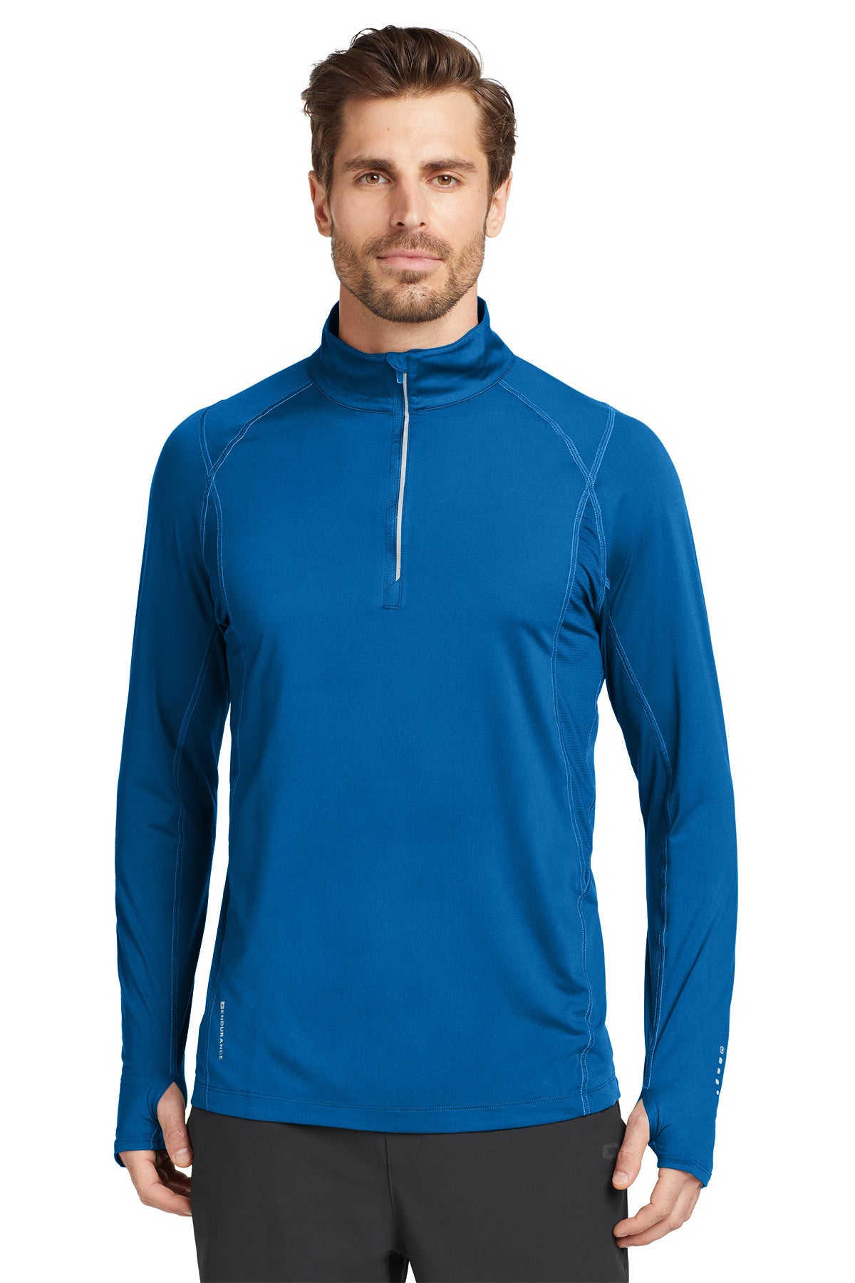 OGIO Nexus 1/4-Zip Pullover in Electric Blue, style OE335