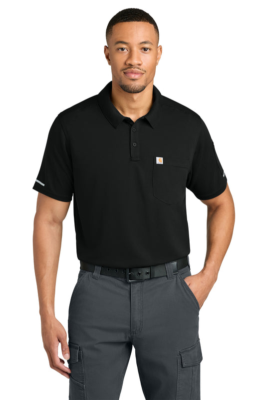 Carhartt® FLD & RSCU Polo in Black, style CTC16119