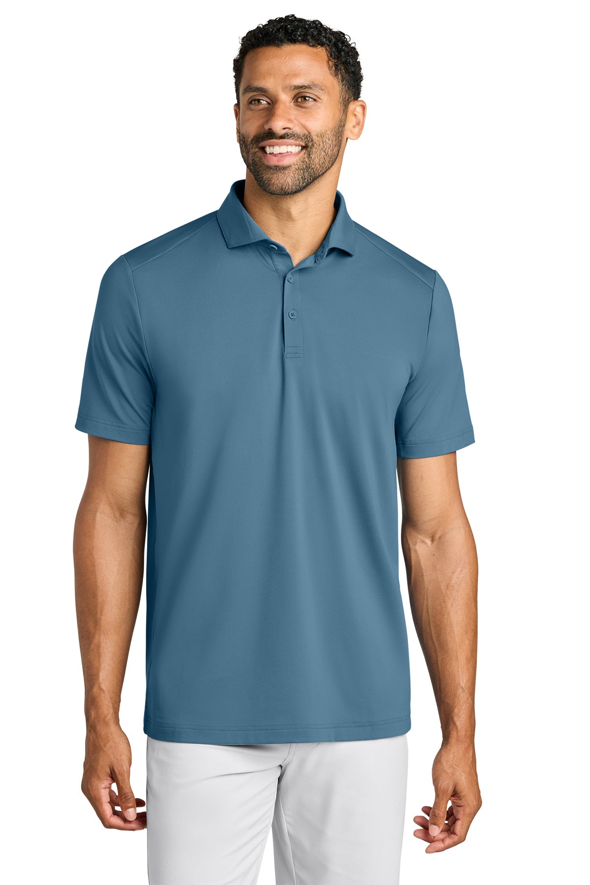 TravisMathew Onward Polo in Copen Blue, style TMA42773