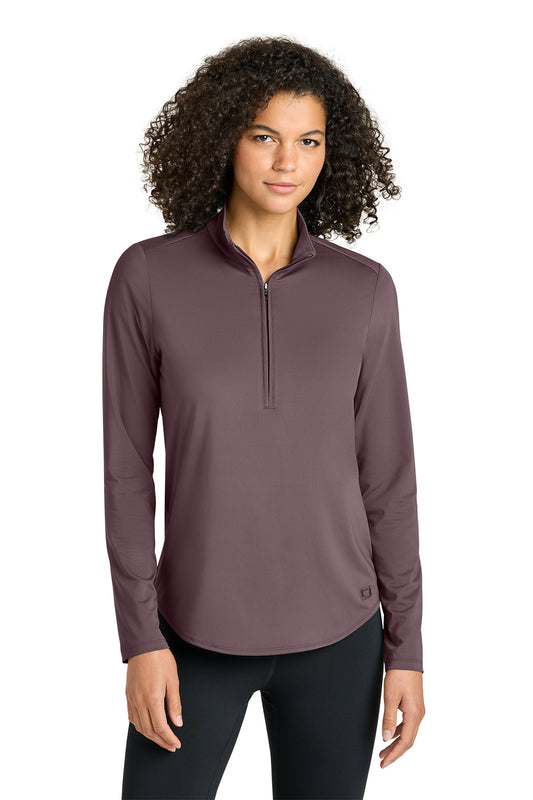 OGIO Women’s Regain 1/2-Zip in Ashen Plum, style LOG172