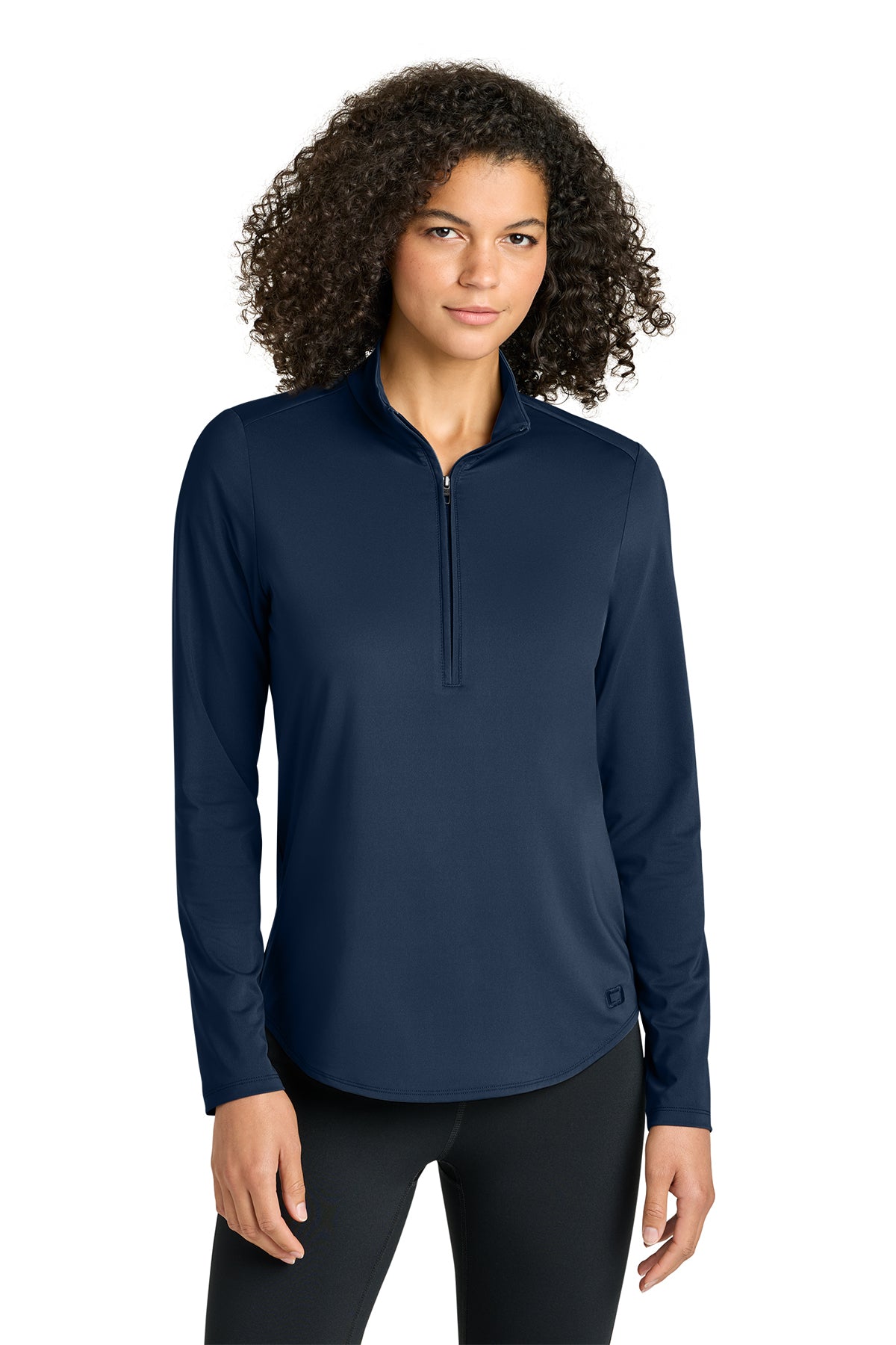 OGIO Women’s Regain 1/2-Zip in River Blue Navy, style LOG172