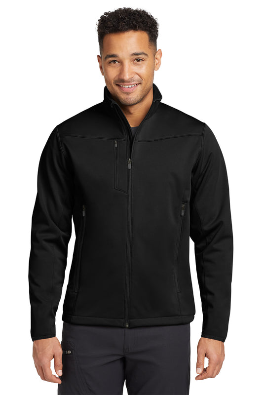 Eddie Bauer Weather-Resist Soft Shell Jacket in Black, style EB538