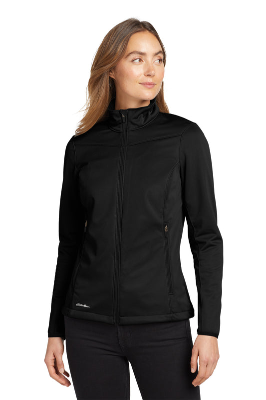 Eddie Bauer Women's Weather-Resist Soft Shell Jacket in Black, style EB539