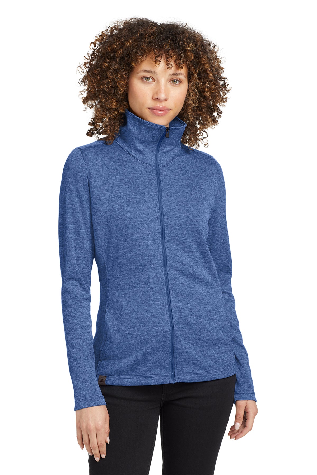 OGIO Women's Pixel Full-Zip in Optic Blue, style LOG203