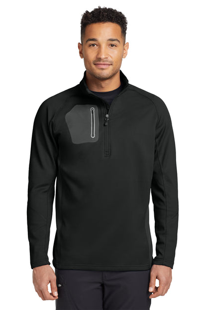 Eddie Bauer 1/2-Zip Performance Fleece in Black, style EB234