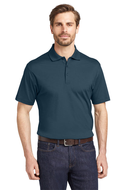 Eddie Bauer Performance Polo in Coast Blue, style EB102