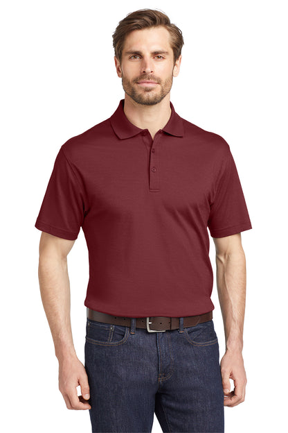 Eddie Bauer Performance Polo in Red Rhubarb, style EB102