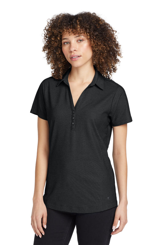 OGIO Women's Onyx Polo in Blacktop, style LOG126