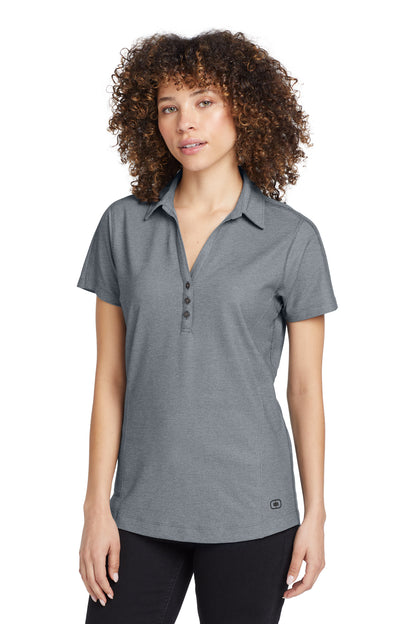 OGIO Women's Onyx Polo in Petrol Grey, style LOG126