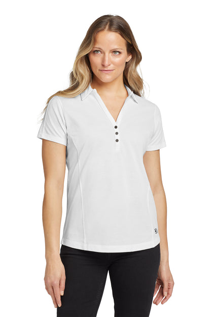 OGIO Women's Onyx Polo in White, style LOG126