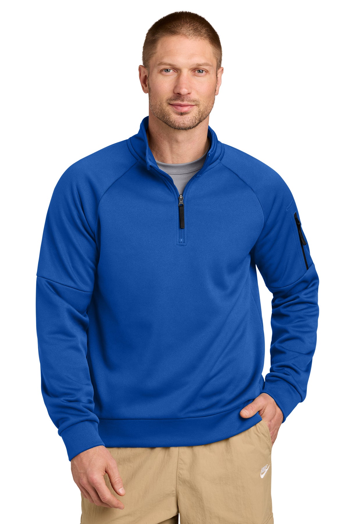 Nike Therma-FIT Pocket 1/4-Zip in Game Royal, style NKIO8125