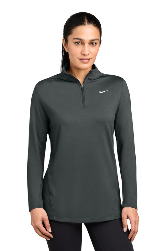 Nike Women’s Dri-FIT Stride 1/2-Zip in Anthracite, style NKIO8141