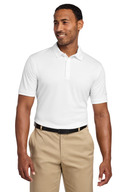 Nike Dri-FIT Players Modern Fit Polo in White, style 799802