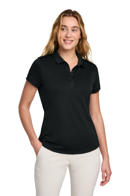Nike Women's Dri-FIT Players Modern Fit Polo in Black, style 811807