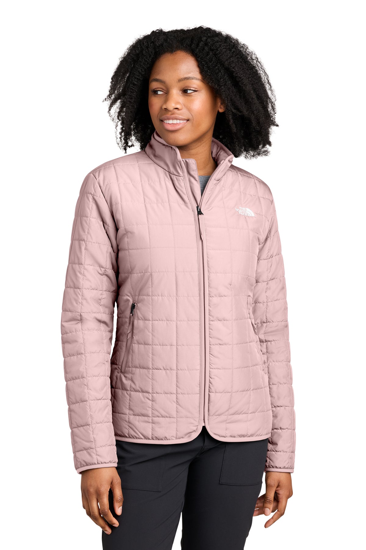 The North Face Women’s Iron Drift Quilted Jacket in Metal Pink, style NF0A8JEZ
