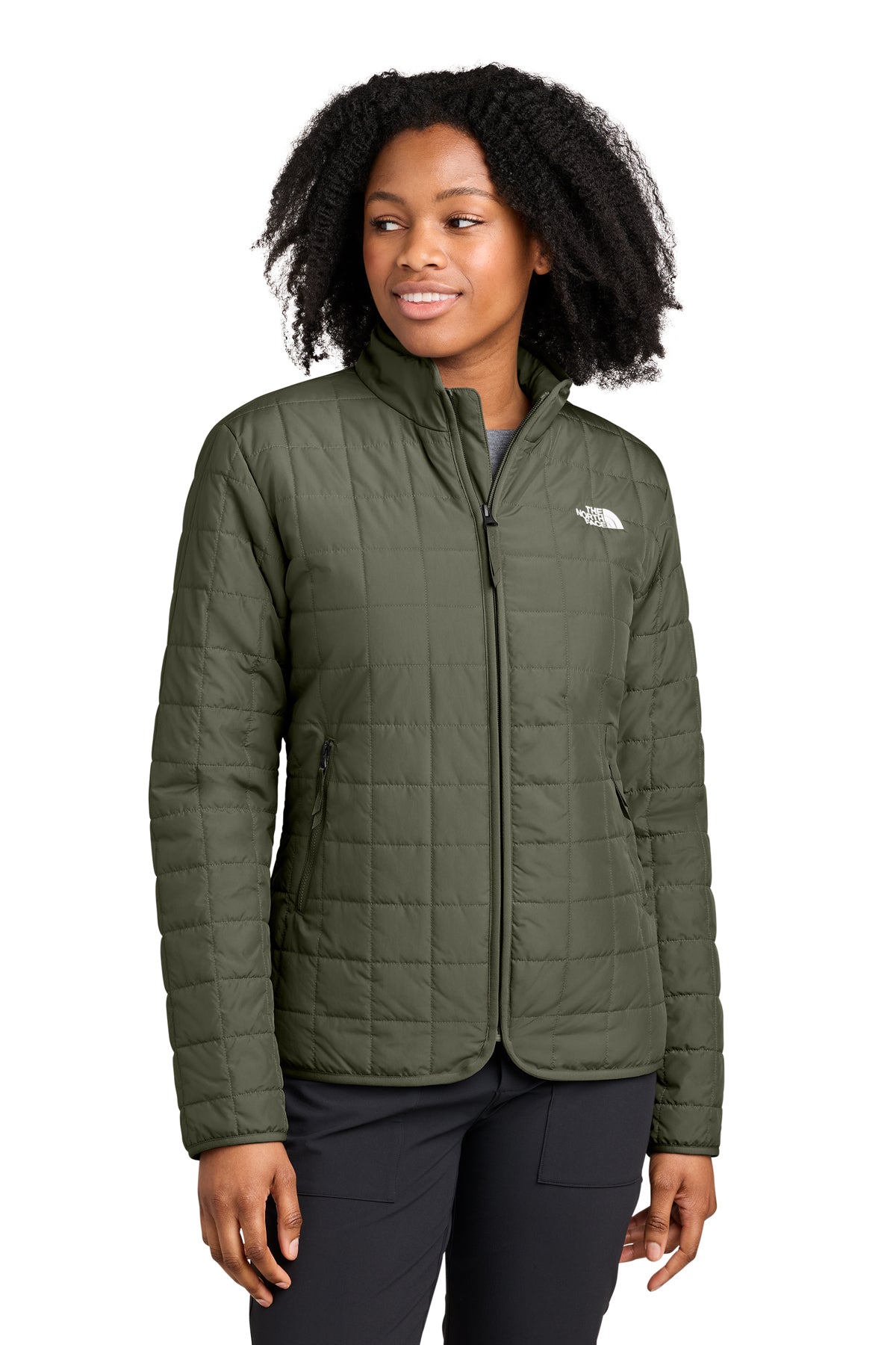 The North Face Women’s Iron Drift Quilted Jacket in New Taupe Green, style NF0A8JEZ