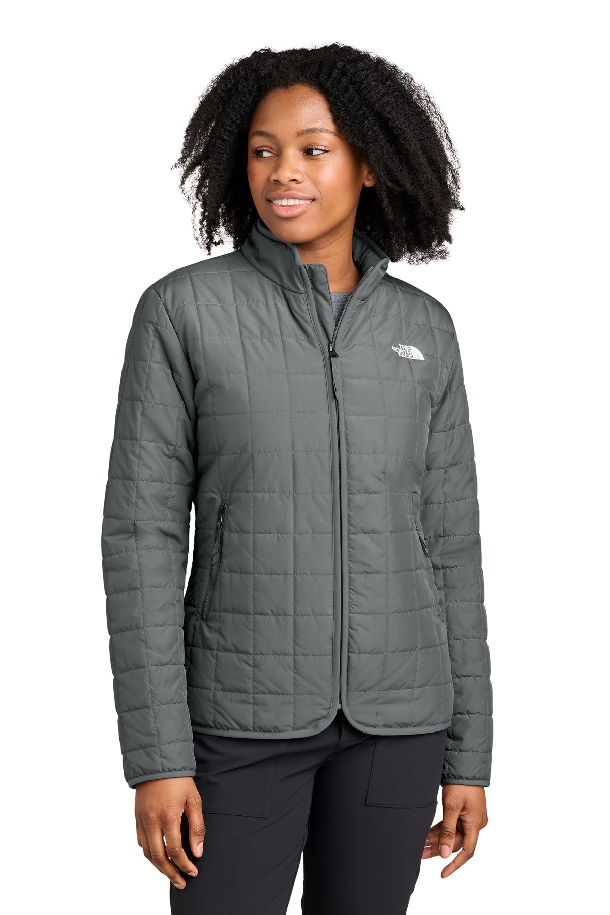 The North Face Women’s Iron Drift Quilted Jacket in Smoked Pearl Grey, style NF0A8JEZ