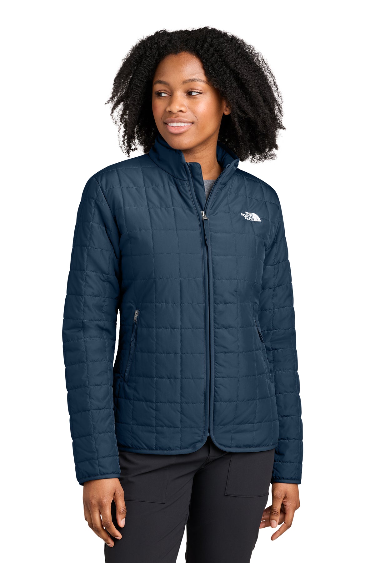 The North Face Women’s Iron Drift Quilted Jacket in Summit Navy, style NF0A8JEZ